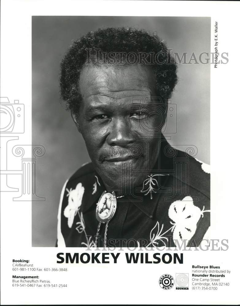 1996 Press Photo Blues musician Smokey Wilson - syp48006- Historic Images