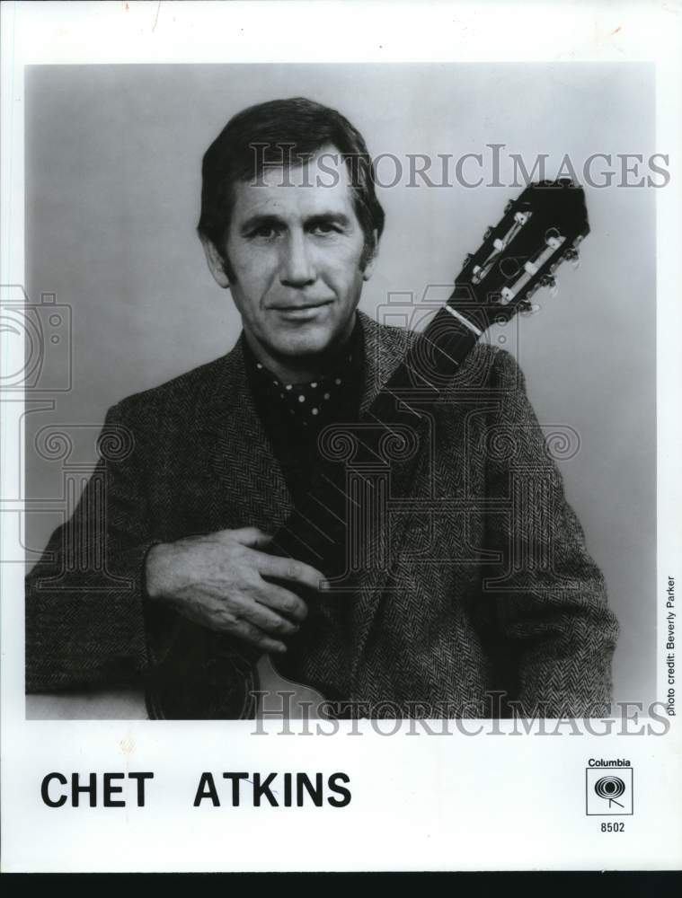 Press Photo Country Western musician Chet Atkins. - syp48677- Historic Images