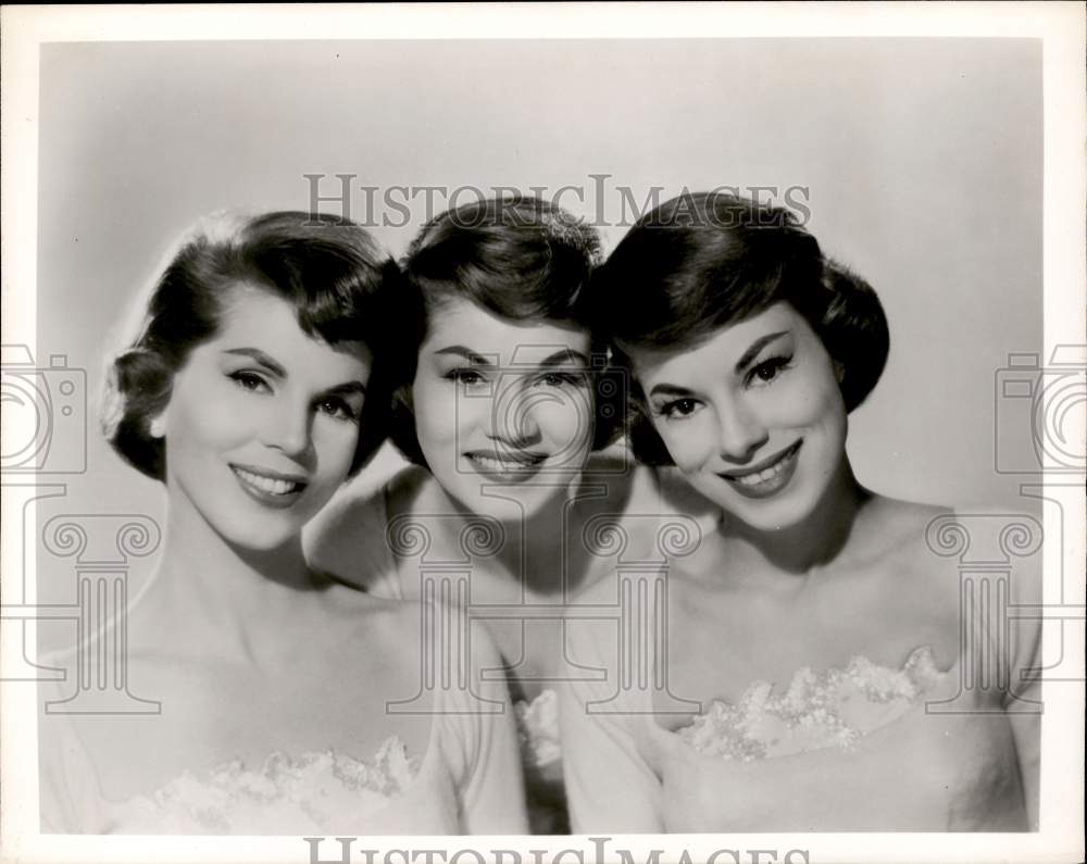 1960 Press Photo McGuire Sisters, Singing Group - syp50266- Historic Images