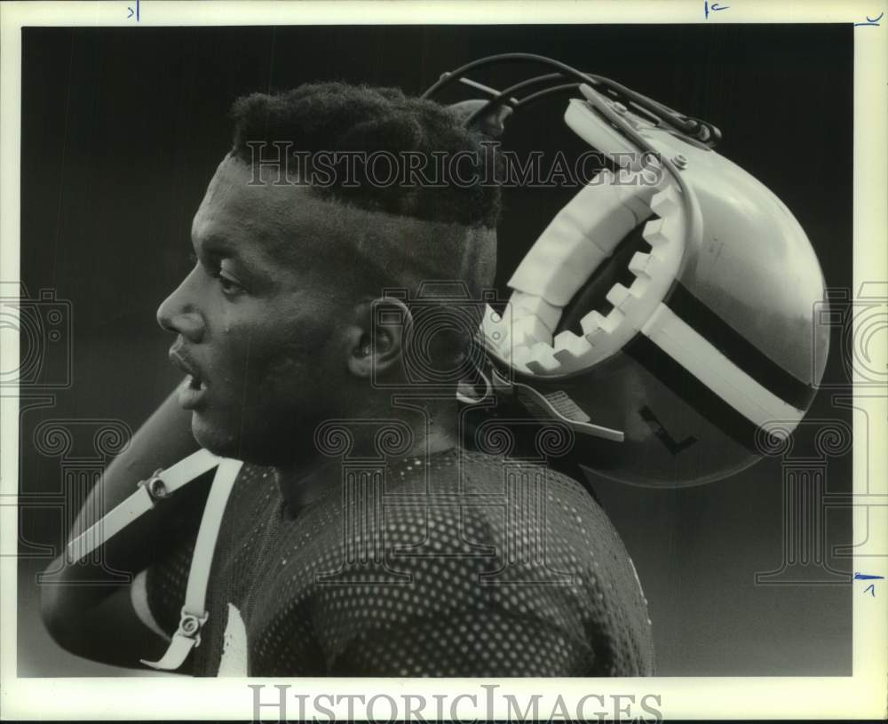 1990 Press Photo Rob Carpenter, Syracuse University football, New York- Historic Images