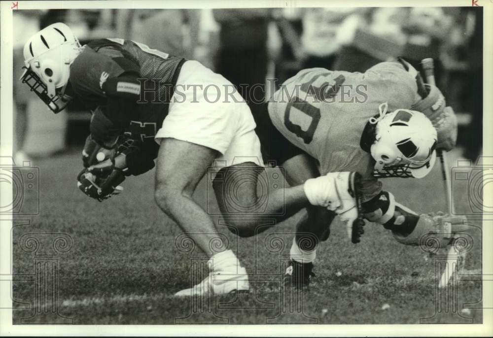 1989 Press Photo Maryland vs Iroquois, Lacrosse USA Invitational, New York- Historic Images