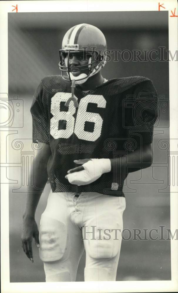 1981 Press Photo Andrew Dees, football player - sys05785- Historic Images