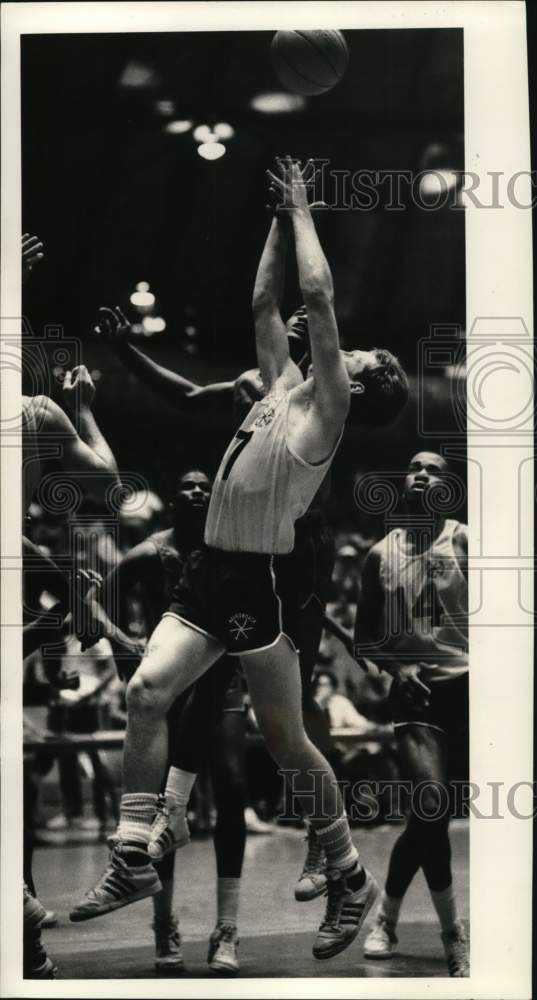 1983 Press Photo Rob Clune of Adirondack, in Empire State Games, New York- Historic Images