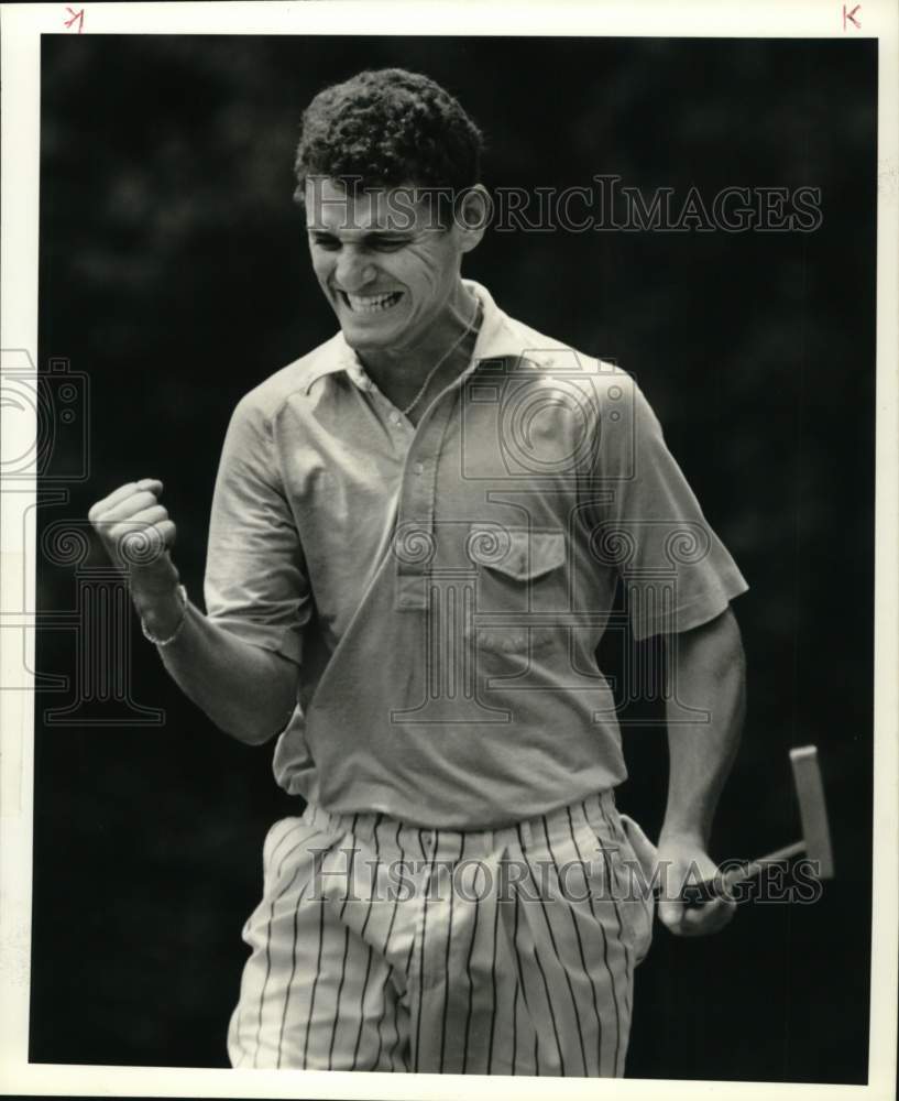 1989 Press Photo Golfer Eric Fineberg at Onondaga Country Club Golf Tournament- Historic Images
