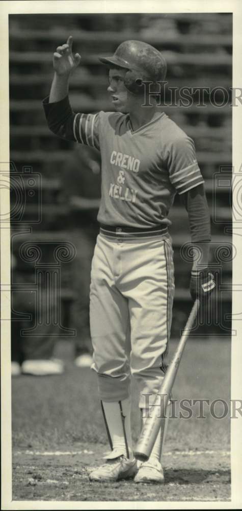 Press Photo Ryan Cartwright, Liverpool New York Baseball Player, Junior Olympics- Historic Images