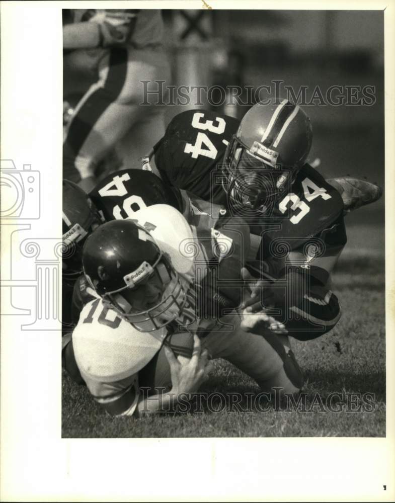 Press Photo Fowler vs West Hill football, New York - sys05943- Historic Images