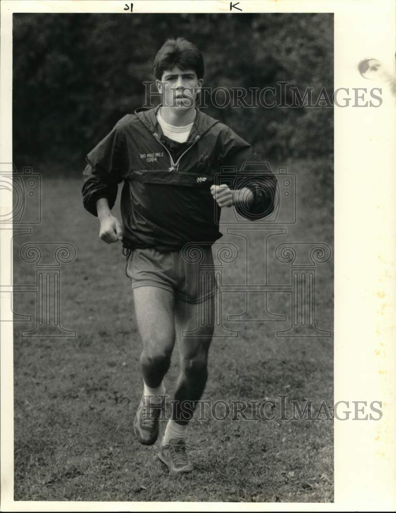 1986 Press Photo Merrick Jones, Syracuse University cross country, New York- Historic Images