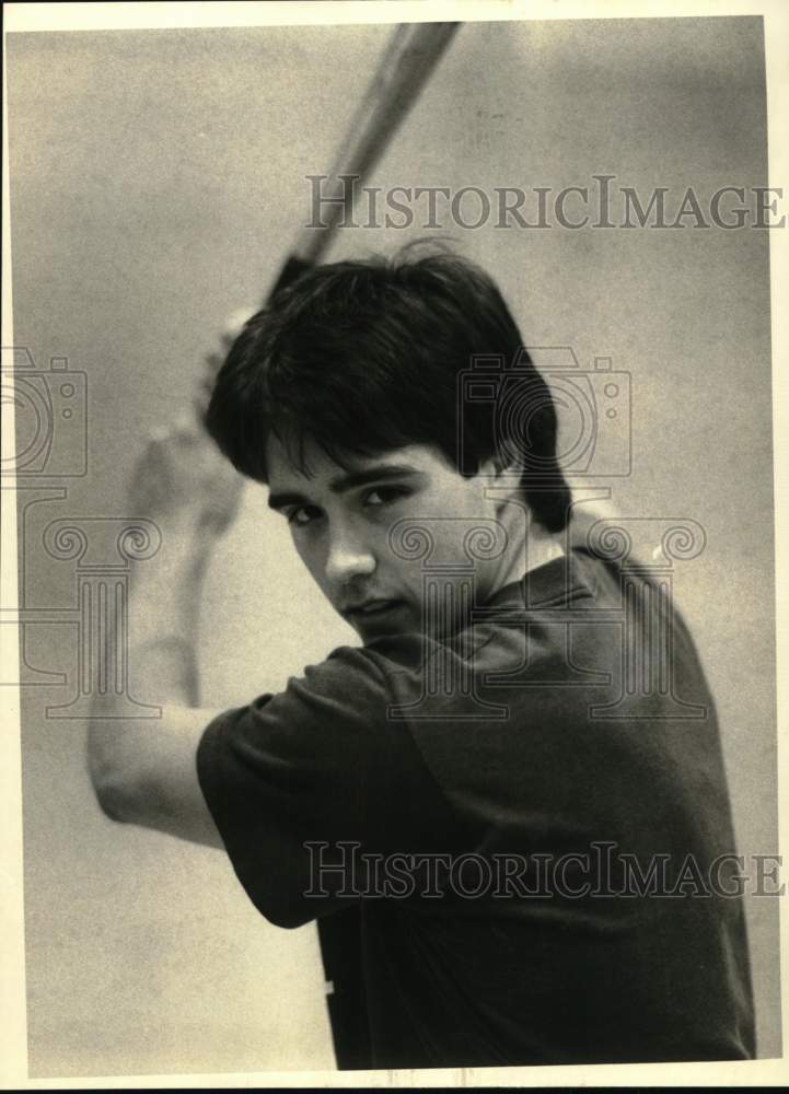 1988 Press Photo Matt Ferlito, Hannibal Baseball Player - sys06243- Historic Images