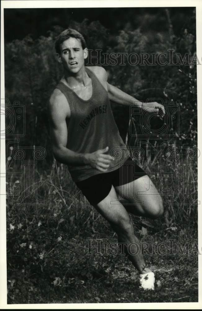 1990 Press Photo Andy Joyce, Henninger runner, New York - sys06319- Historic Images