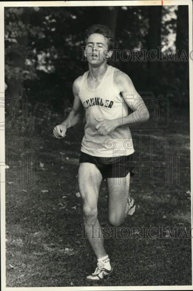 1986 Press Photo Tom Perry, Henninger boys cross country winner, New York- Historic Images