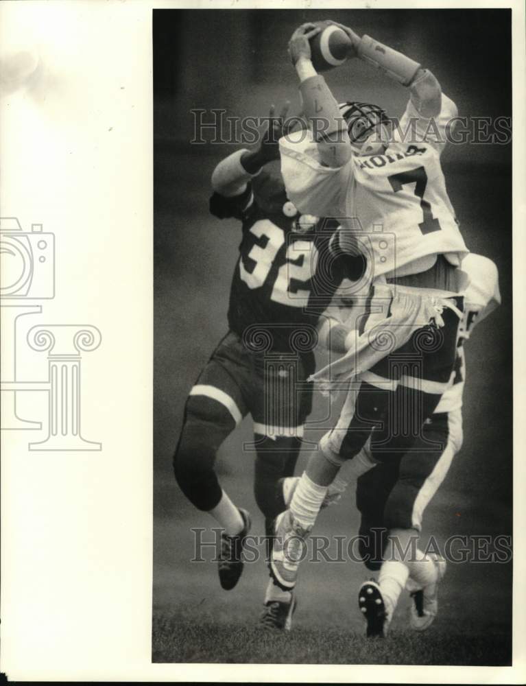 1985 Press Photo Homer vs Fowler football, New York - sys06547- Historic Images