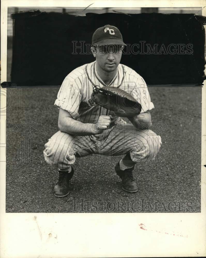 Press Photo Tony Galler, Precision Softball Team Catcher - sys06732- Historic Images