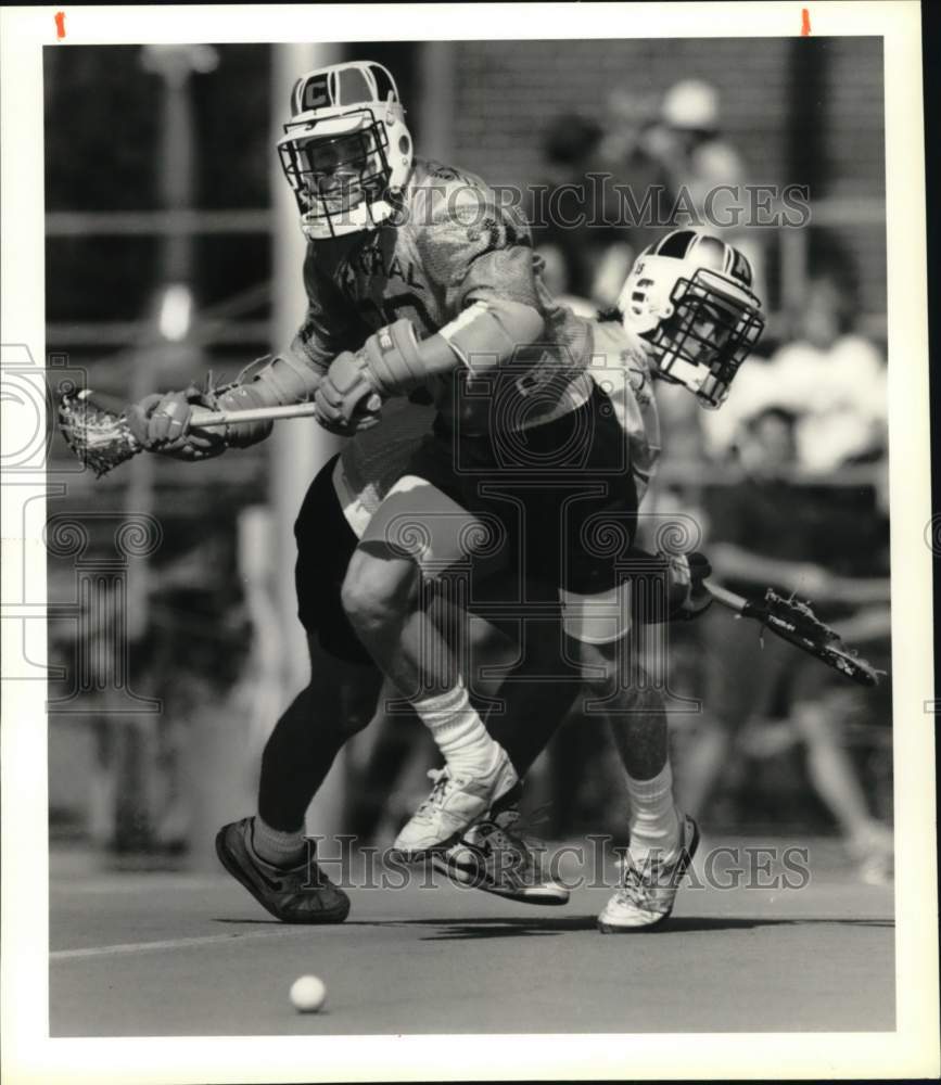 1990 Press Photo Lacrosse Player Chris Wigler at Game - sys06736- Historic Images