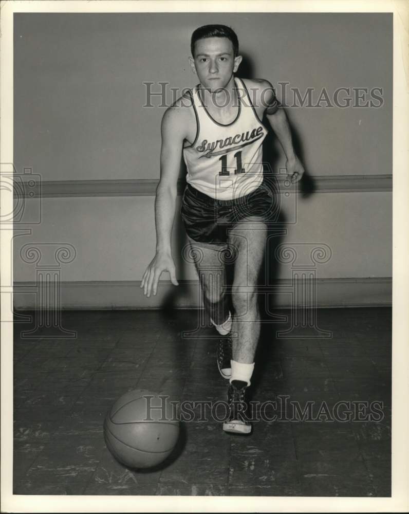 Press Photo Vinnie Albanese, Syracuse University Basketball Player - sys06858- Historic Images