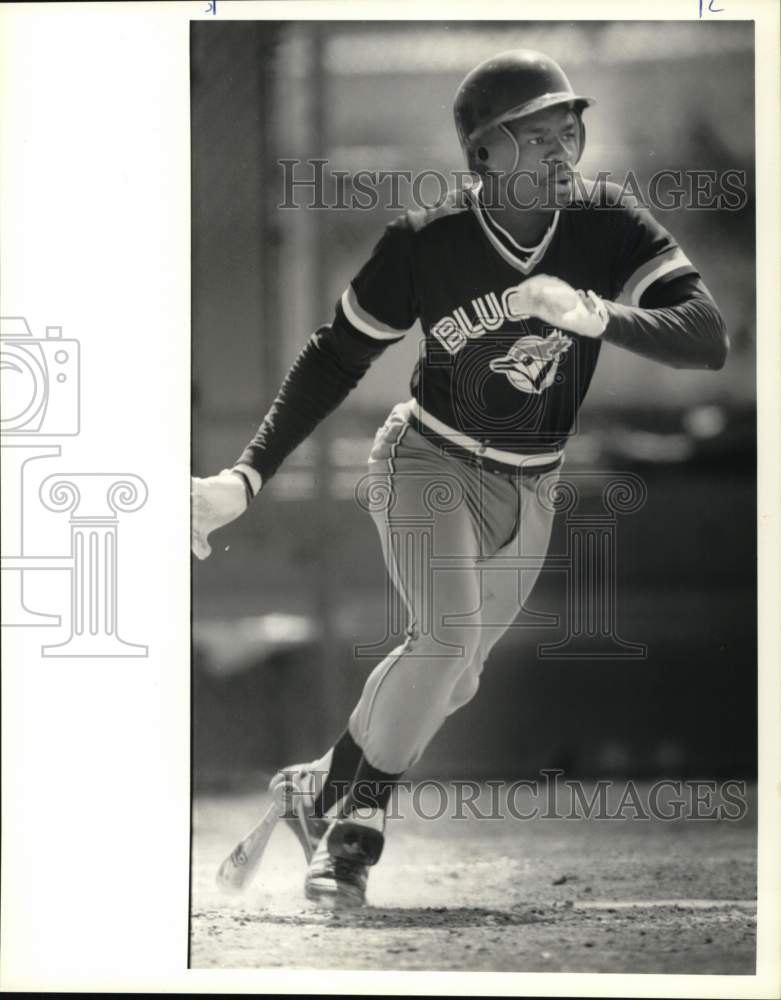 1989 Press Photo Otis Green, Syracuse Chiefs Baseball Fist Base Player at Game- Historic Images