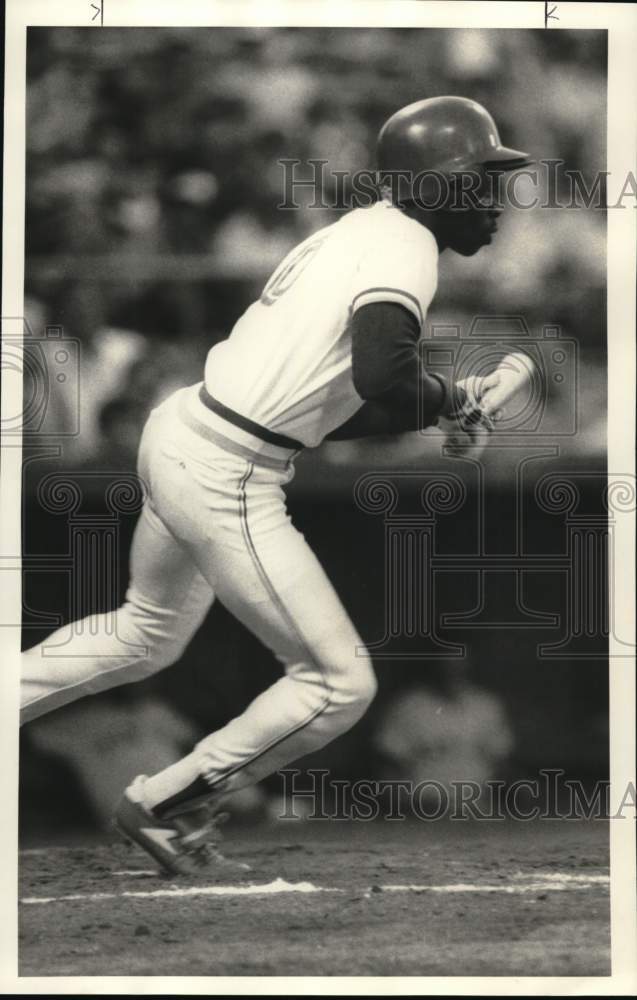 1986 Press Photo Syracuse Chiefs Baseball Player Otis Green at Pawtucket Game- Historic Images