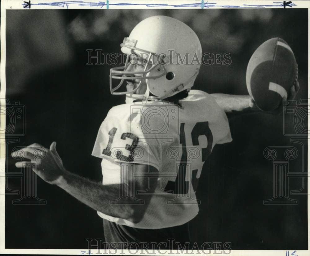 1985 Press Photo Nick Bono, Football Player - sys07720- Historic Images