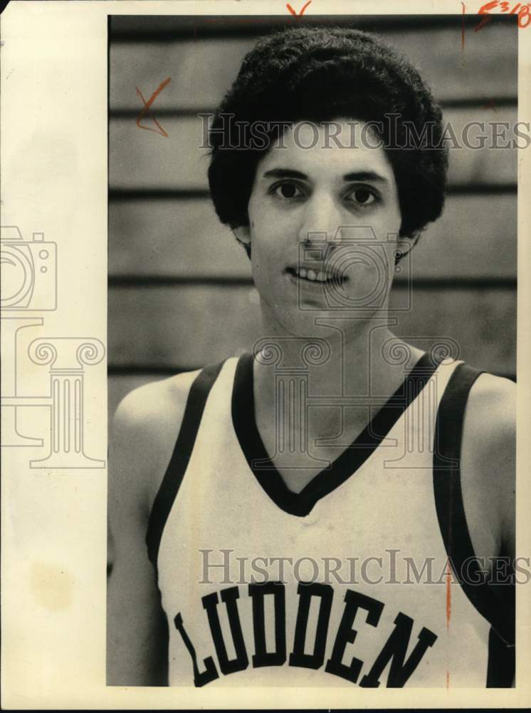 Press Photo Joe Granteed, Bishop Ludden Basketball Player - sys08168- Historic Images