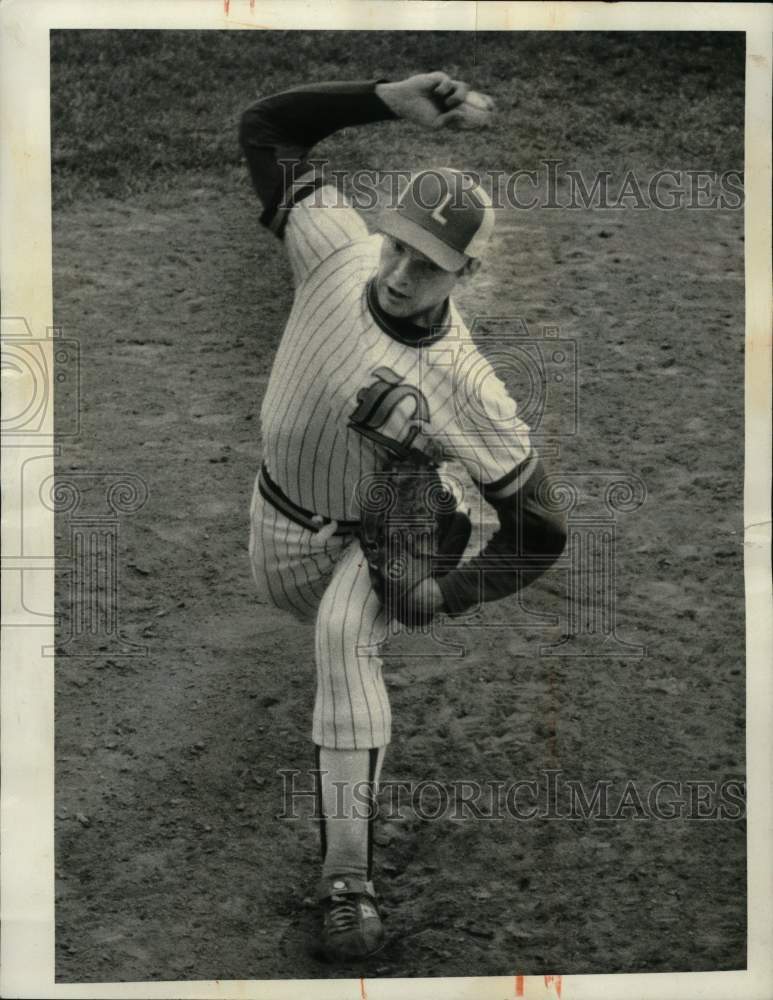 Press Photo LeMoyne college baseball player John Butler - sys10143- Historic Images