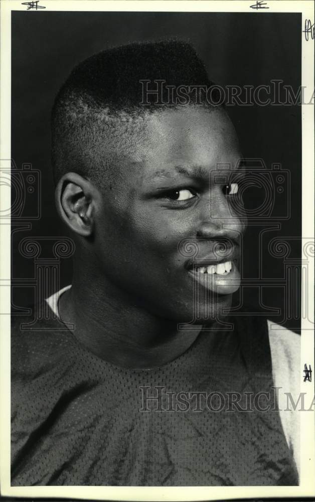 1990 Press Photo Syracuse University basketball player Conrad McRae - sys10328- Historic Images