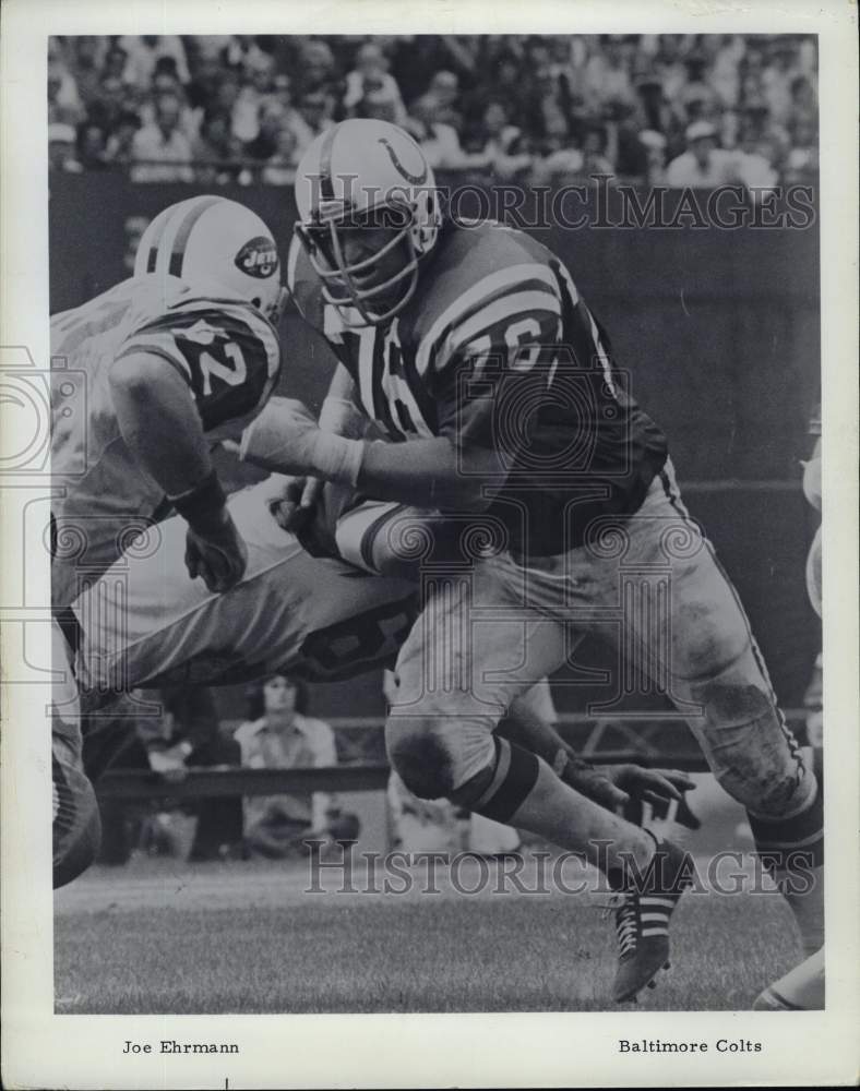 Press Photo Baltimore Colts football player Joe Ehrmann- Historic Images