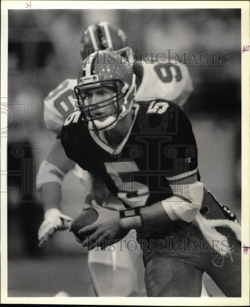 1988 Press Photo Syracuse and Maryland play college football in Carrier Dome- Historic Images