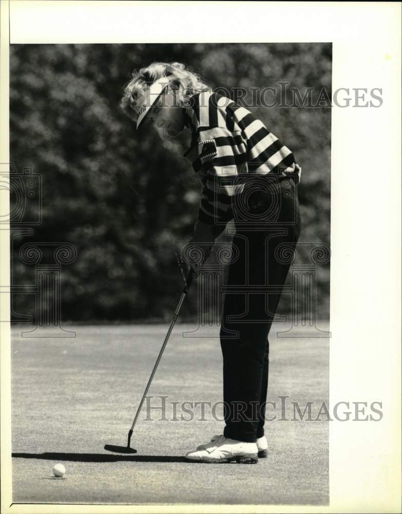 1988 Press Photo Golfer Jan Stephenson plays the Corning Classic- Historic Images