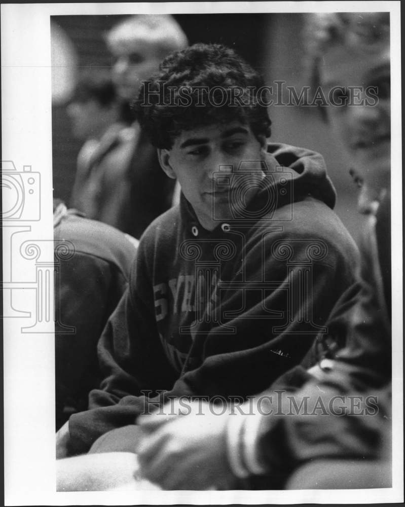 1985 Press Photo Wayne Catan, Wrestler for Syracuse University- Historic Images