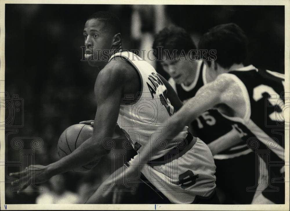 1986 Press Photo Syracuse University &amp; Providence College Play Basketball- Historic Images