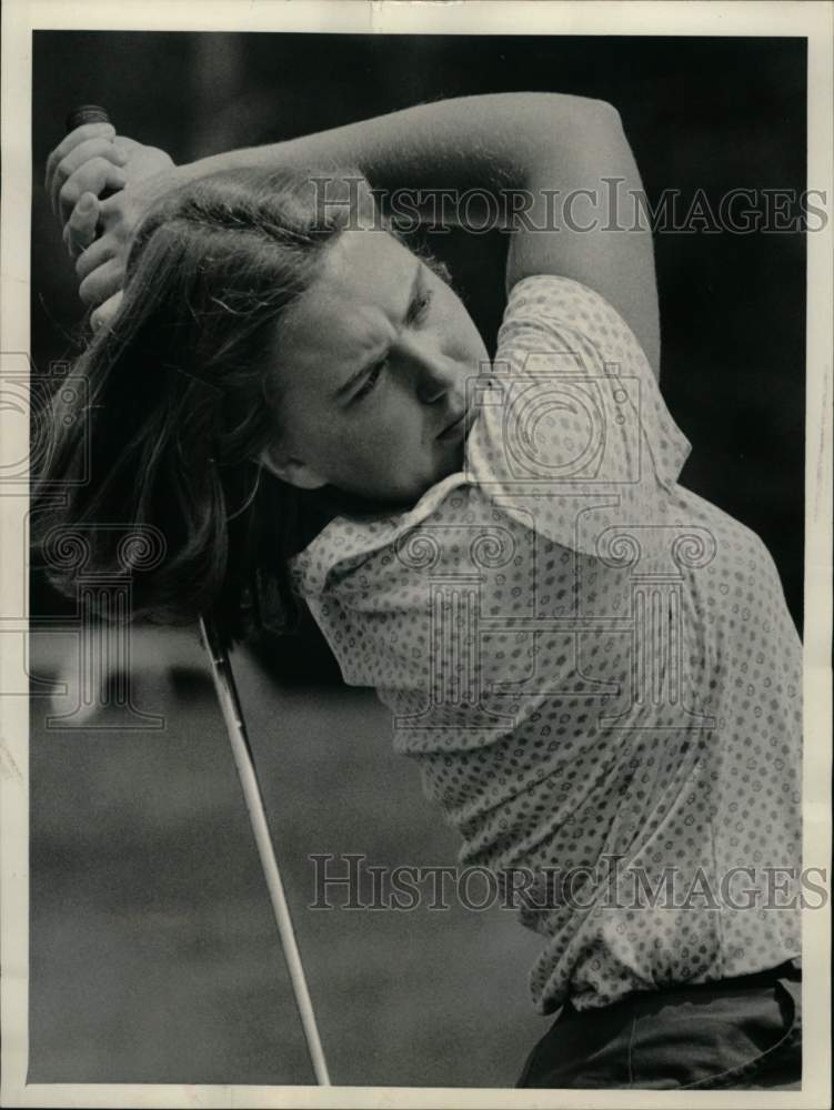 1980 Press Photo Golfer, Gretchen Burns a SWDGA champion medalist.- Historic Images