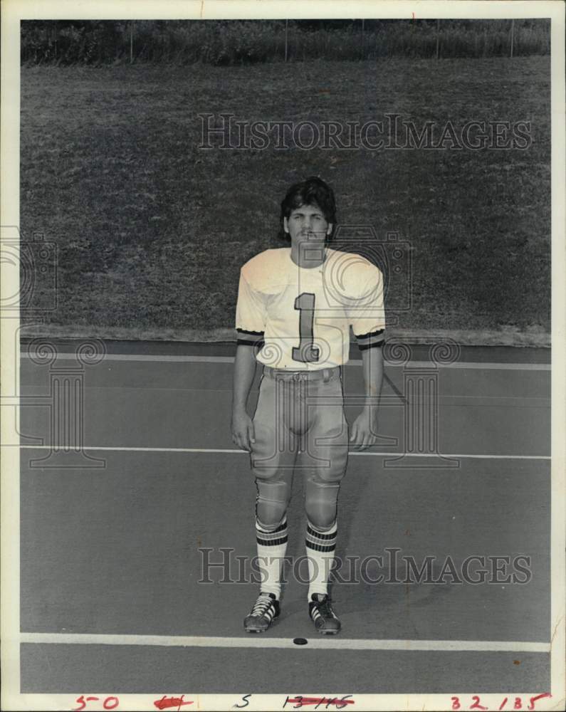 1979 Press Photo Football Player Dave Jacobs of Philadelphia, Pennsylvania- Historic Images