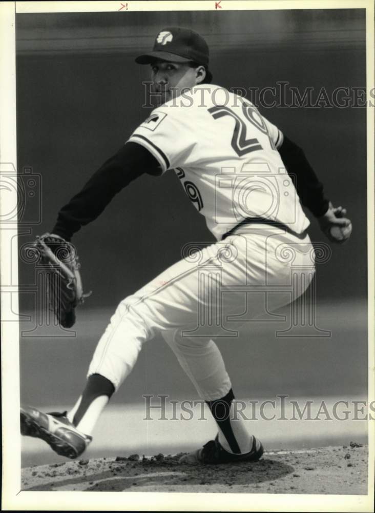 1989 Press Photo Syracuse Chiefs Baseball Player Xavier Hernandez- Historic Images