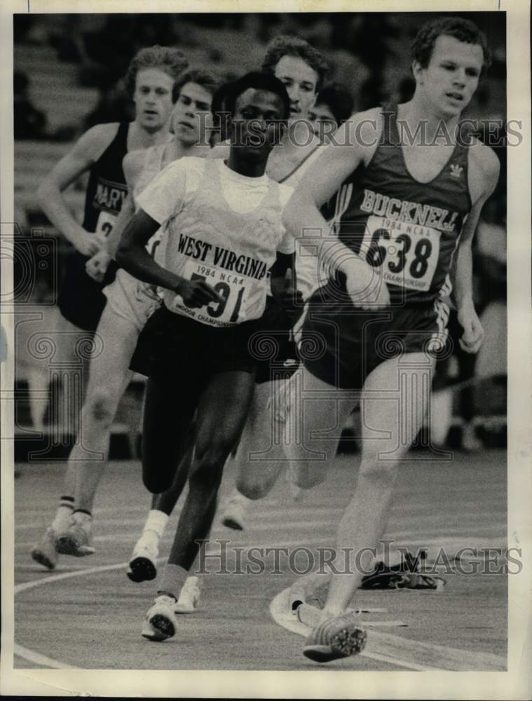 1985 Press Photo Runners, National Collegiate Athletic Association Championship- Historic Images