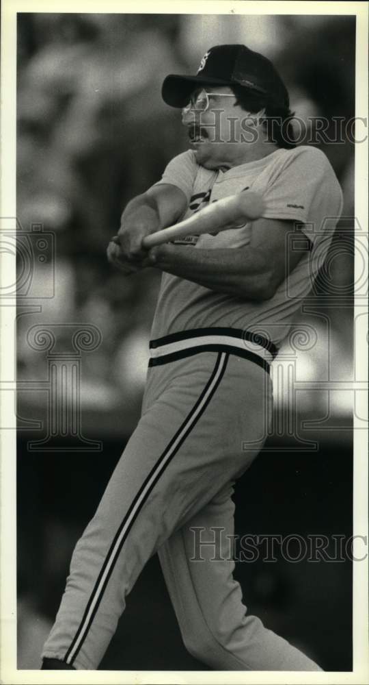 Press Photo Baseball Player Steve Grilli- Historic Images