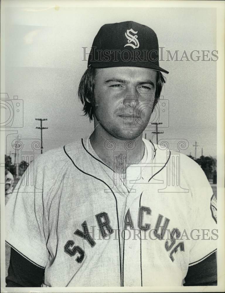 Press Photo Syracuse Baseball Pitcher Alan Sloster- Historic Images