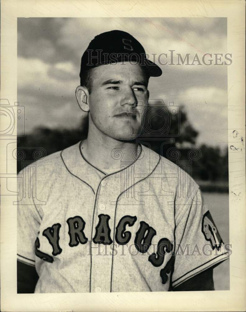 Press Photo Syracuse Chiefs Baseball Player Bob Conley- Historic Images