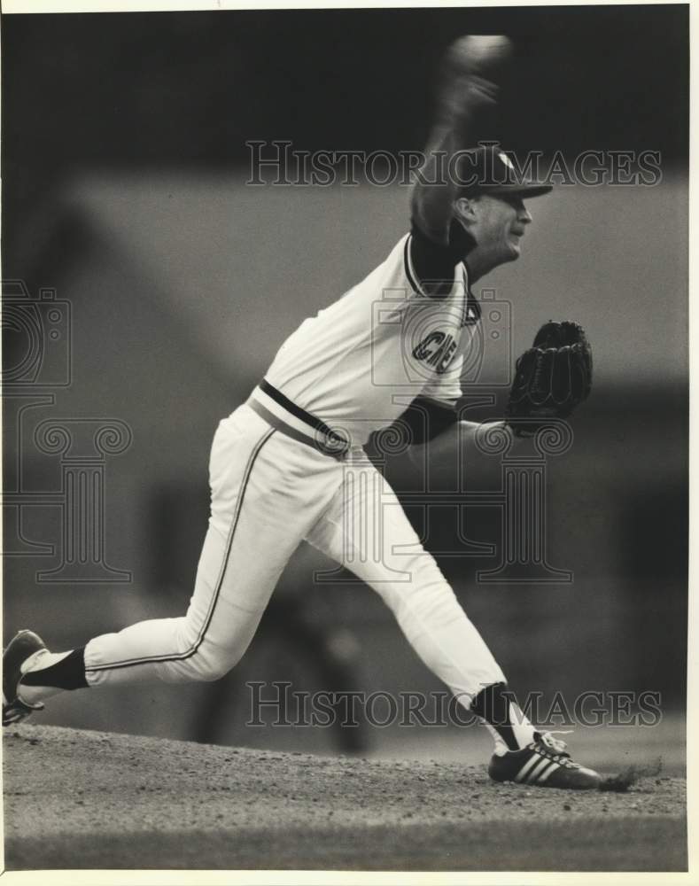 1989 Press Photo Todd Stottlemyer of Syracuse Chiefs Baseball, MacArthur Stadium- Historic Images