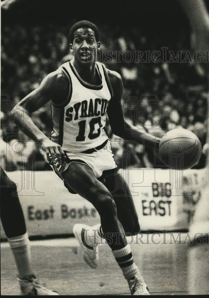 Press Photo Gene Waldron, Syracuse University Basketball Player- Historic Images