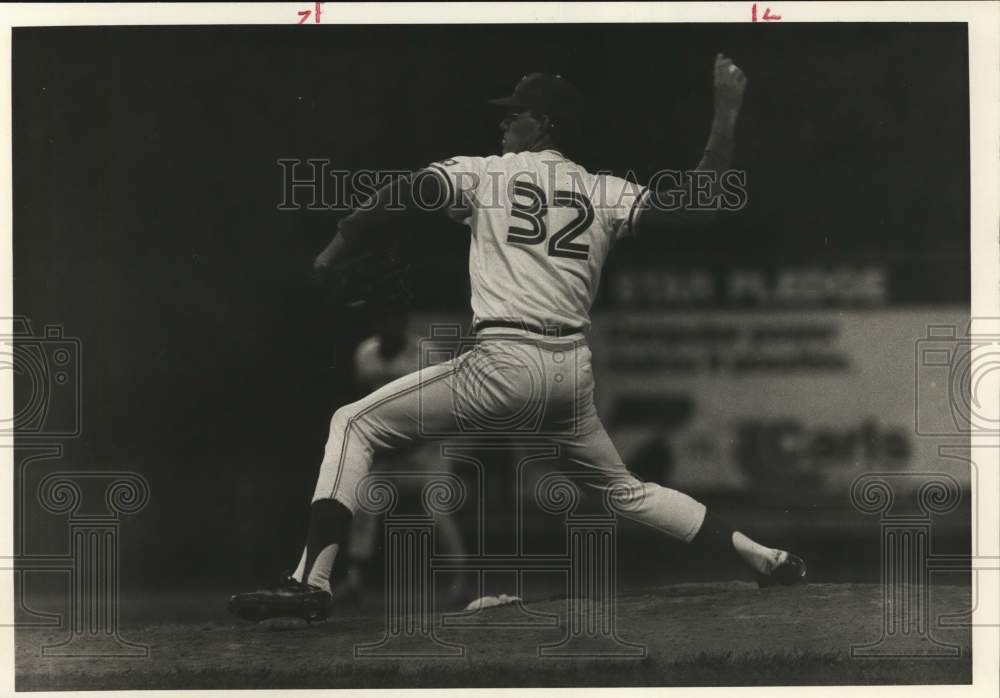 1986 Press Photo Baseball Pitcher Tom Henke- Historic Images