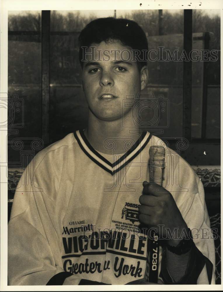 Press Photo Mike Lupo, Hockey Player- Historic Images