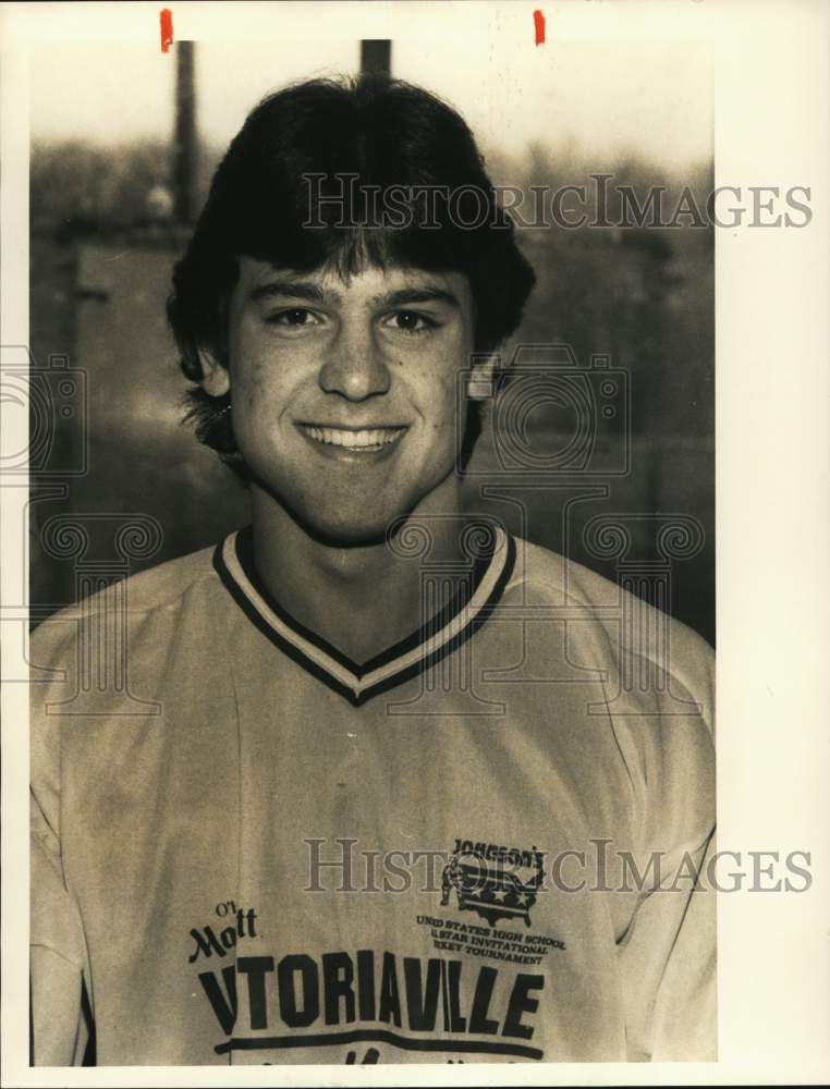 Press Photo Mark Gentile, Hockey Player- Historic Images