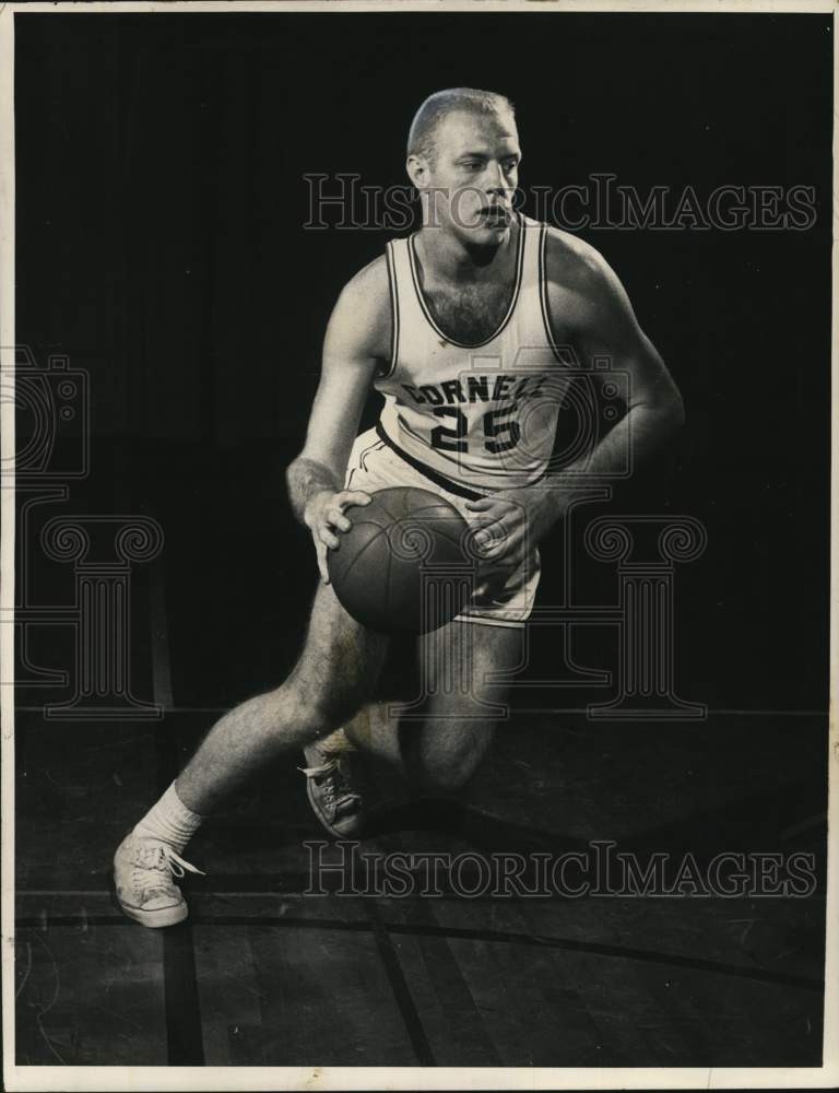 1962 Press Photo Bill Baugh, Cornell Basketball Player at Syracuse University- Historic Images