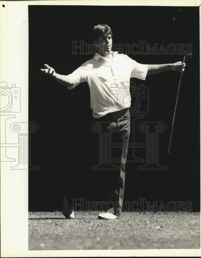 1988 Press Photo Golfer Jon Doctor at Match- Historic Images