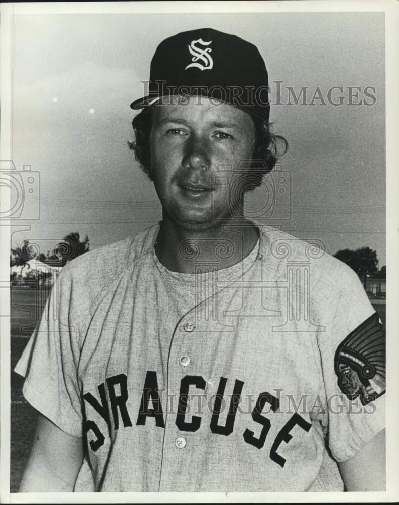 1973 Press Photo Syracuse Chiefs baseball pitcher Ken Crosby- Historic Images