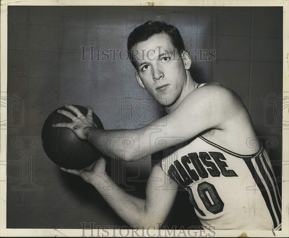 1963 Press Photo Syracuse University Basketball Player Richie Duffy- Historic Images