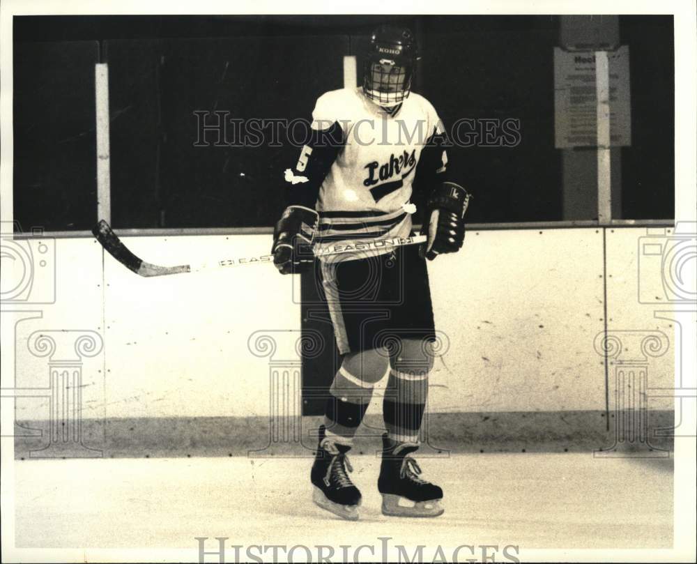 Press Photo Lakers Hockey Player Jeff Torrey- Historic Images