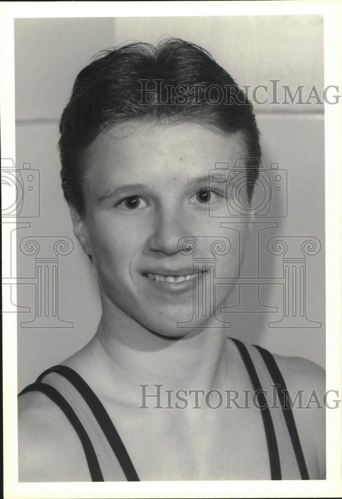 1990 Press Photo Wrestler Terry Showalter- Historic Images