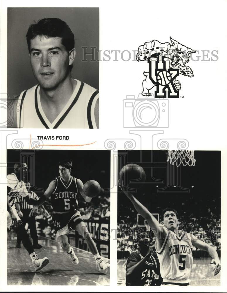 Press Photo University of Kentucky&#39;s basketball star, Travis Ford.- Historic Images