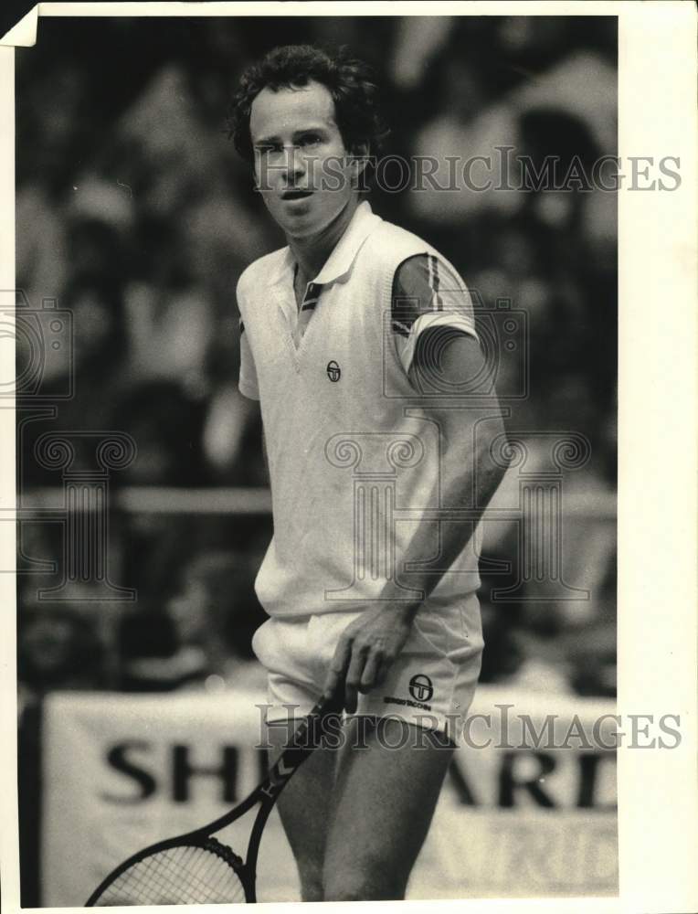 1984 Press Photo Tennis Player John McEnroe at Match- Historic Images