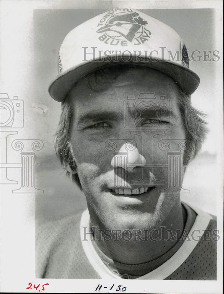 1984 Press Photo Toronto Blue Jays right fielder Doug Ault. - sys16130- Historic Images